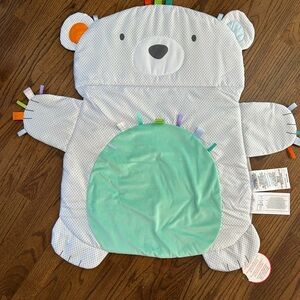 Bear Play Mat with Green Belly